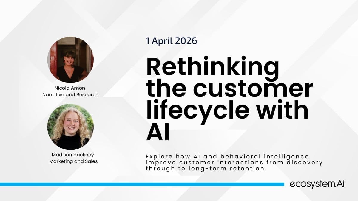 Rethinking the Customer Lifecycle with AI poster