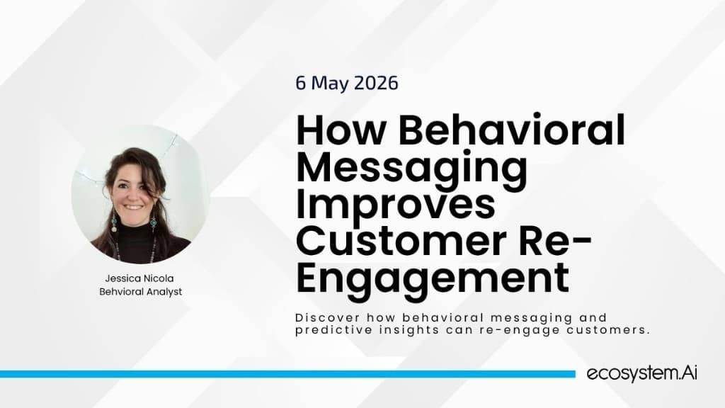 How Behavioral Messaging Improves Customer Re-Engagement poster